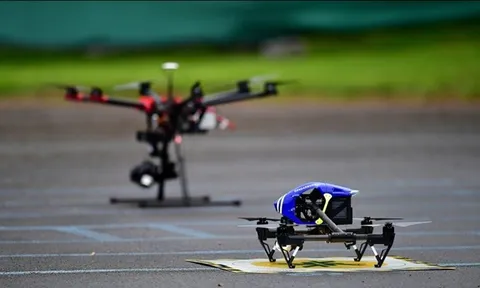 Cảnh sát Pháp tăng cường an ninh cho buổi tập của tuyển Anh bằng Drone