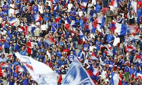 CĐV Pháp áp vía NHM Bồ Đào Nha trước trận CK EURO 2016