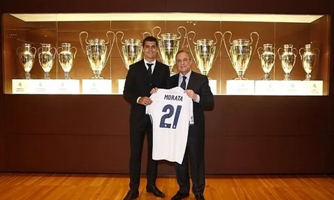 Tân binh 30 triệu euro rạng rỡ ra mắt Real Madrid