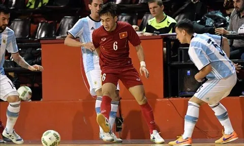 ĐT Futsal Việt Nam thua ngược trước Argentina