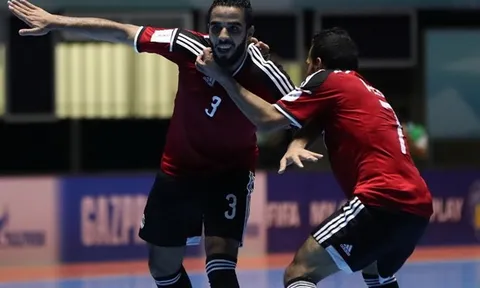 Futsal Ai Cập lập kỳ tích sau chiến thắng kịch tính trước Italy