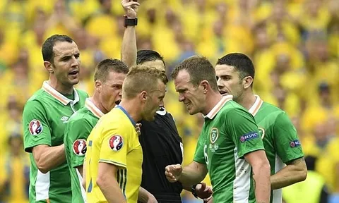 CH Ireland và Thụy Điển quần nhau trối chết trong trận hòa kịch tính