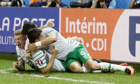 Ghi bàn kịch tính, Cộng Hòa Ireland giật vé đi tiếp