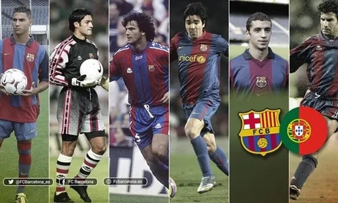 Gomes, Figo và 5 cầu thủ người Bồ từng khoác áo Barcelona