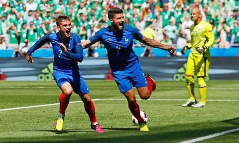 Griezmann lập cú đúp, Pháp ngược dòng tiến vào tứ kết