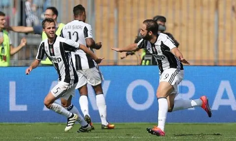 Hàng công thăng hoa, Juve đè bẹp Empoli trên sân khách