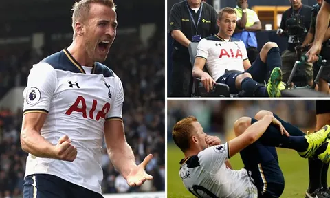 Harry Kane ghi bàn rồi rời sân bằng cáng trong chiến thắng của Tottenham