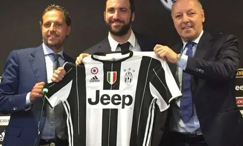 Higuain đến Juventus không vì tiền