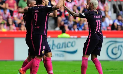 Hoàn toàn áp đảo, Barca tạo nên chiến thắng “bàn tay nhỏ” trước Gijon