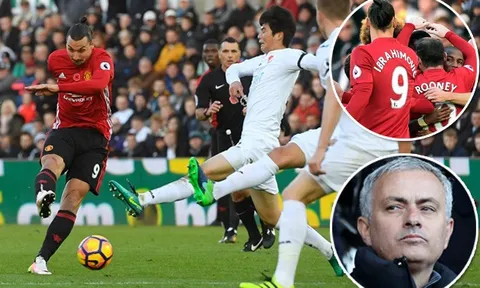 Ibra tung võ, Mourinho lạnh lùng nhìn Pogba ghi bàn