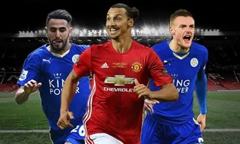 Ibra, Vardy sát cánh trong đội hình kết hợp MU - Leicester