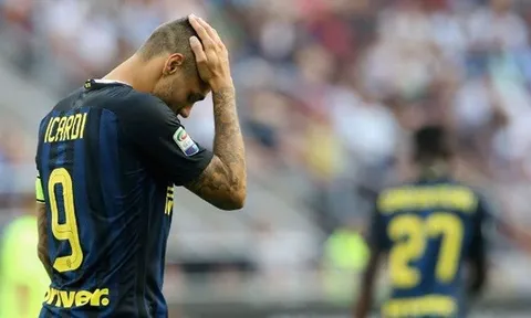 Icardi đá hỏng phạt đền, Inter thúc thủ ngay tại sân nhà trước Cagliari