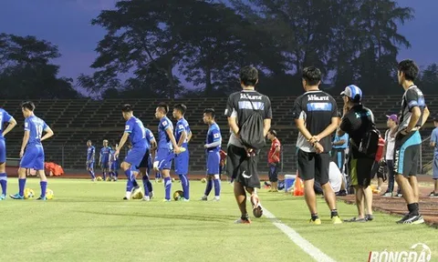 CLB Avispa Fukuoka xem giò thầy trò Hữu Thắng trên sân Cần Thơ