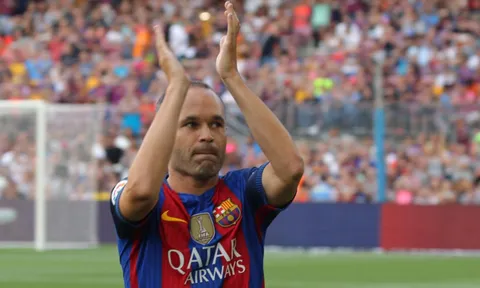 Iniesta sắp đạt cột mốc vĩ đại với Barca