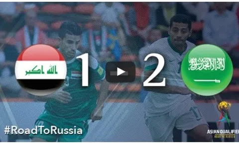 Iraq 1-2 Saudi Arabia (Vòng loại thứ ba World Cup 2018)