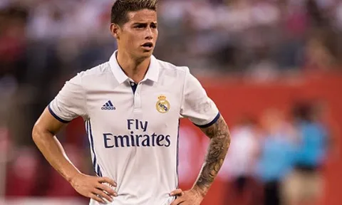Liverpool nhảy vào cuộc đua giải cứu James Rodriguez khỏi Real Madrid