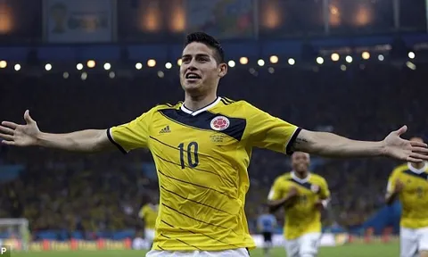James Rodriguez - nhạc trưởng của đội tuyển Colombia