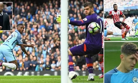John Stones mắc lỗi, Iheanacho cứu Man City thua trên sân nhà