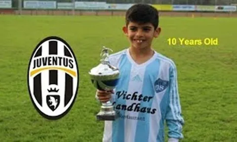 Juventus chiêu mộ cầu thủ 10 tuổi qua... Youtube