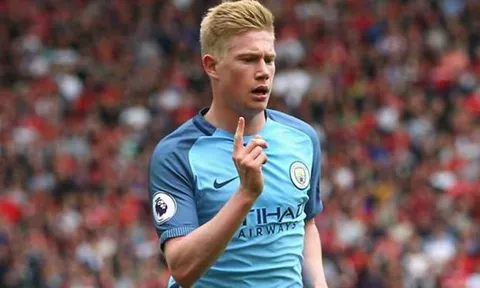 Kevin de Bruyne được khen xuất sắc thứ 2 thế giới