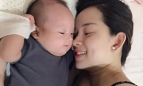 Khánh Ly liên tục khoe con trai trước đám cưới Mạc Hồng Quân