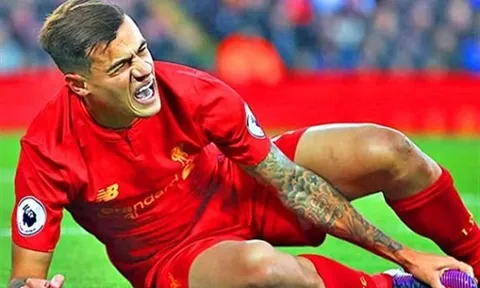 Không bị gãy xương, nhưng Coutinho phải nghỉ vài tuần