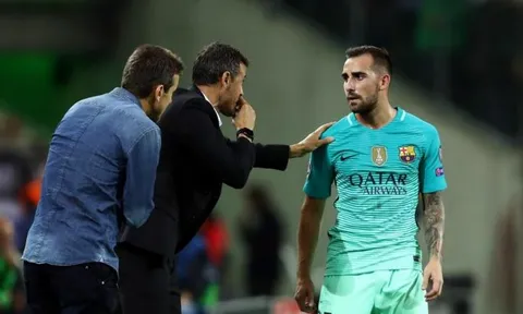 Không ghi bàn, Alcacer vẫn được Lucho tin tưởng tuyệt đối