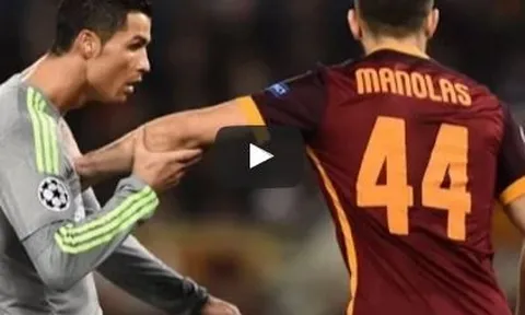 Kĩ năng phòng ngự tuyệt vời của Kostas Manolas