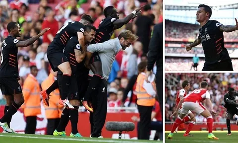Klopp cõng học trò trong màn rượt đuổi vô vọng của Arsenal
