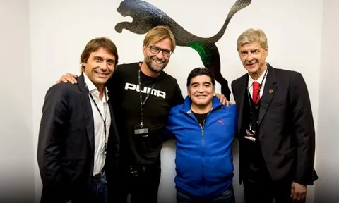 Klopp sưu tập hình ảnh Maradona