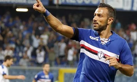 Lão tướng lập công, Sampdoria vượt qua Inter Milan đầy kịch tính