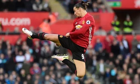 Lập cú đúp, Ibrahimovic đi vào lịch sử Premier League