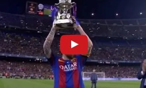 Lionel Messi chơi cực hay trong trận Barcelona - Sevilla