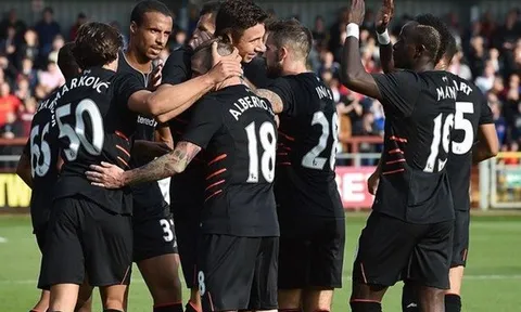 Liverpool thắng "5 sao", tân binh Grujic ra mắt ấn tượng