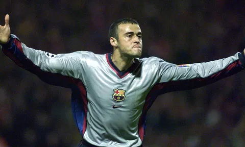 Luis Enrique từng ghi siêu phẩm hạ gục Arsenal