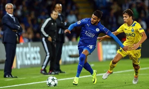 Mahrez đã làm khổ hậu vệ Porto như thế nào