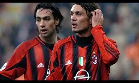 Maldini vs Nesta - Bộ đôi trung vệ huyền thoại