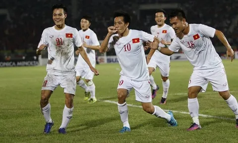 Màn ăn mừng phong cách của tuyển Việt Nam vs Myanmar