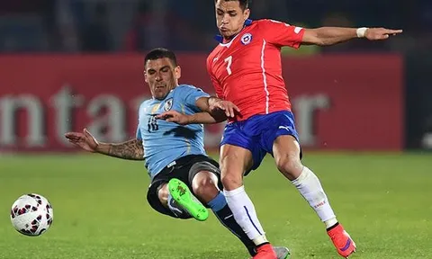 Màn trình diễn của Alexis Sanchez (Chile) vs Uruguay