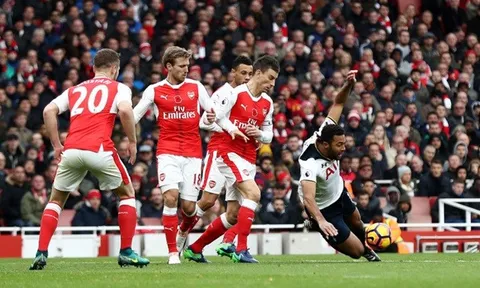 Màn trình diễn của bộ đôi trung vệ Arsenal trước Tottenham