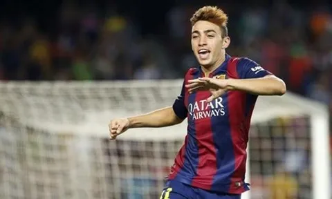 Màn trình diễn của Munir El Haddadi trong màu áo Barca