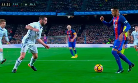 Màn trình diễn của Neymar trước Real Madrid