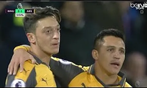 Màn trình diễn của Sanchez trước West Ham