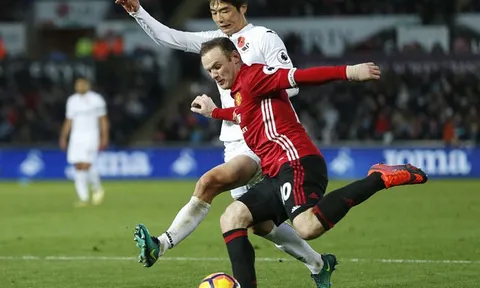 Màn trình diễn của Wayne Rooney vs Swansea