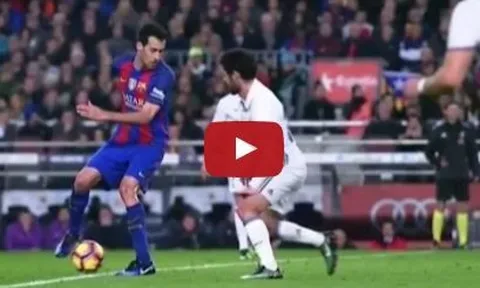 Màn trình diễn đẳng cấp của Sergio Busquets vs Real Madrid