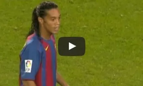 Màn trình diễn kĩ thuật của Ronaldinho vs Real Madrid (2004)