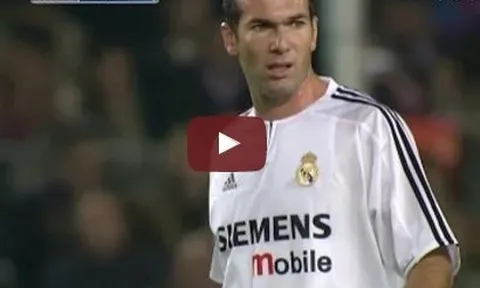 Màn trình diễn kĩ thuật của Zinedine Zidane vs Barcelona (2003)