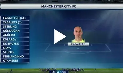 Manchester City 3 - 1 Barcelona (vòng bảng Champions League)