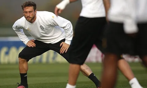 Marchisio nỗ lực tuyệt vời trên sân tập Juventus