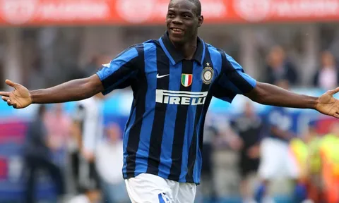 Mario Balotelli khi còn khoác áo Inter Milan